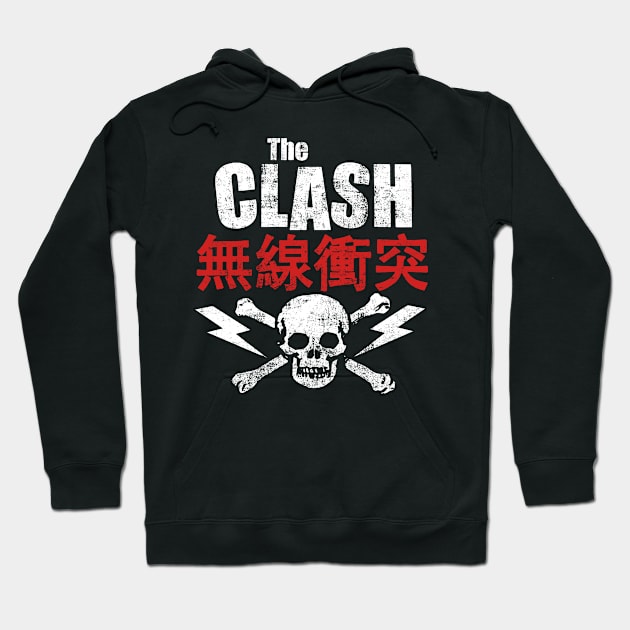 THE CLASH - EXCLUSIVE EMBLEM (RED - WHITE) Hoodie by bartknnth